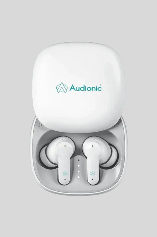 Audionic Airbud 550 (original) Quad MIC ENC Earbuds, Gaming Mode, IPx4 Water Proof TWS Wireless Earbuds With 26 Hour Playtime
