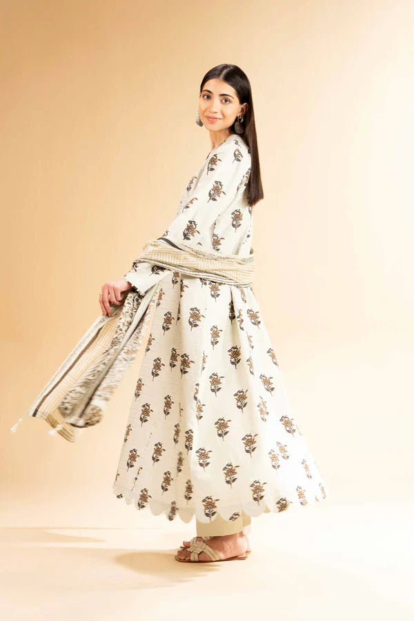 Nishat 3 piece printed Doriya Lawn