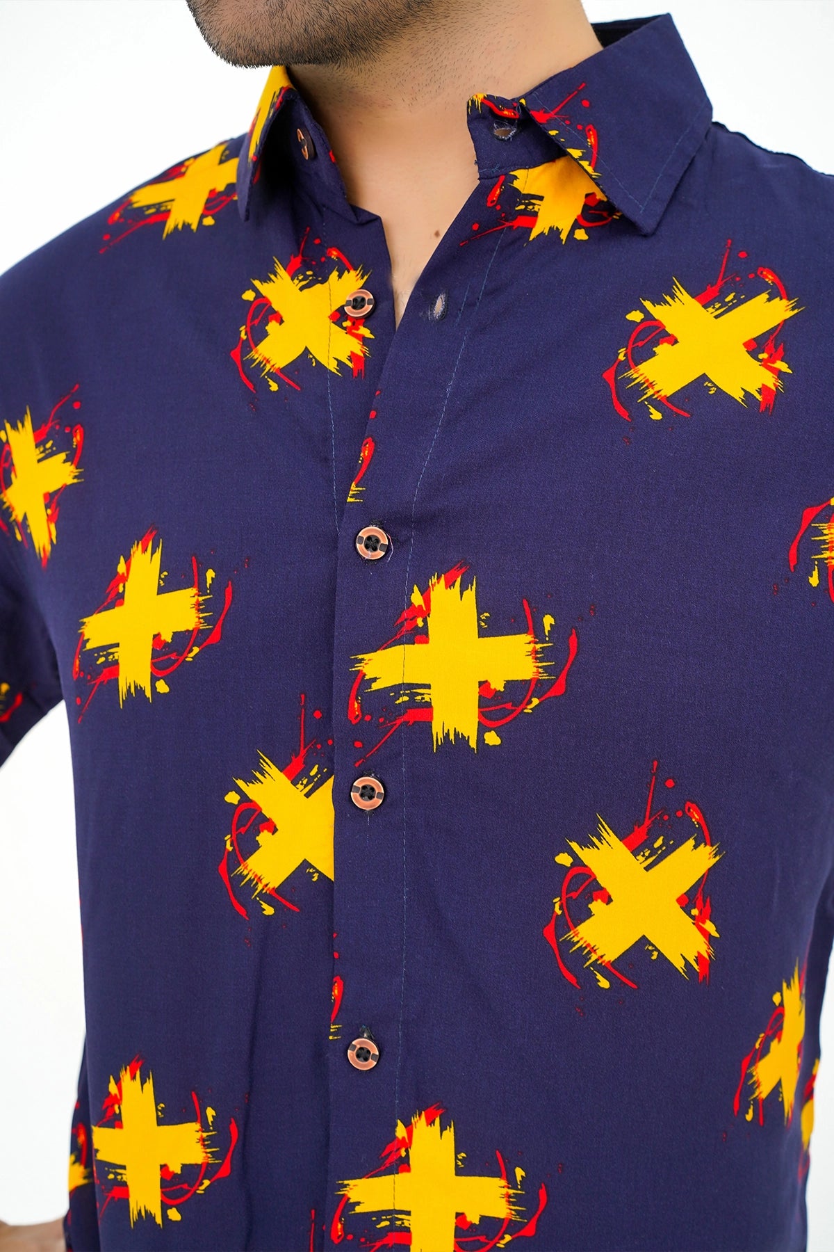 Islander Sunny Isles Shirt & Shorts Set For Men(A022)