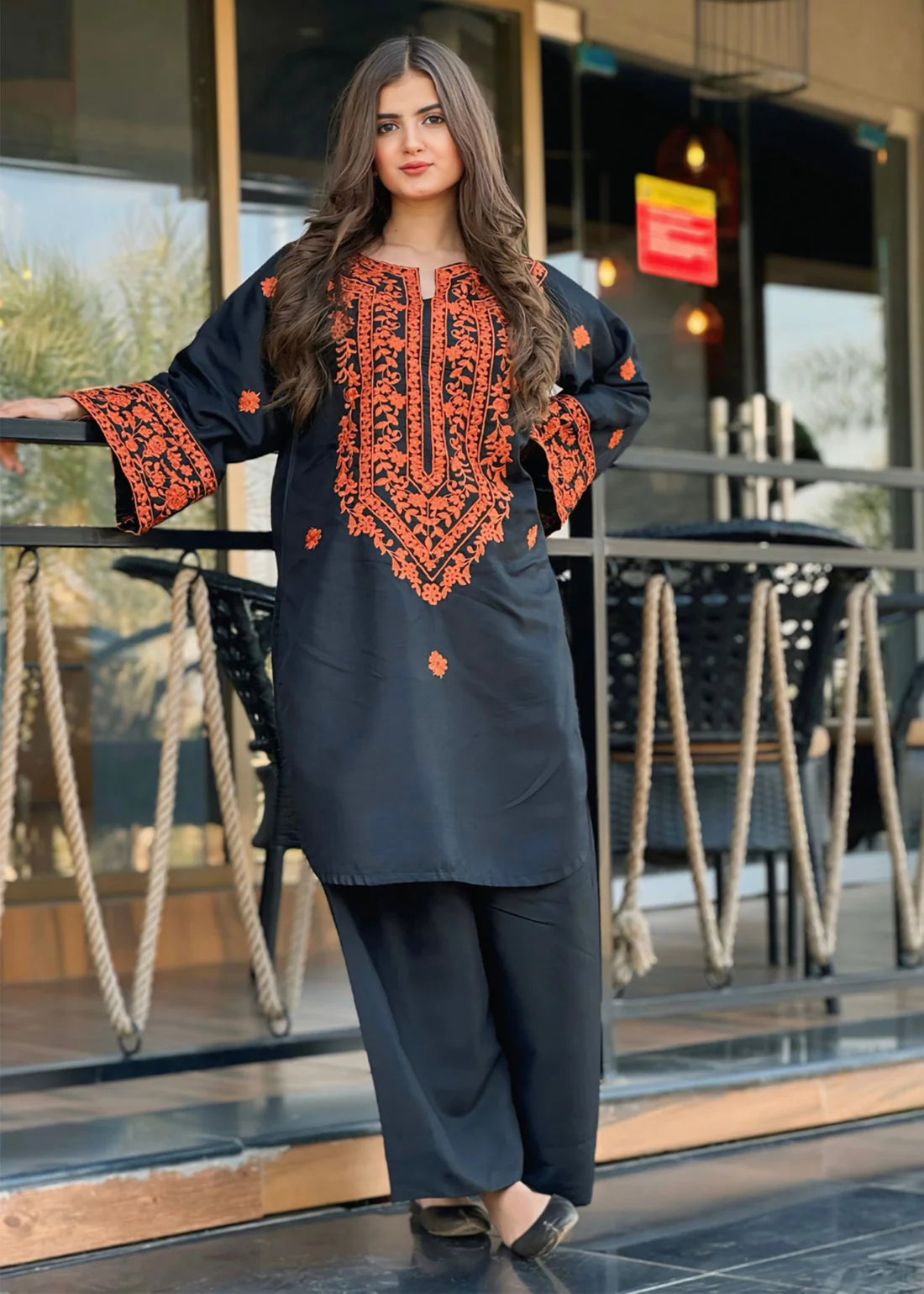 Zouq-Embroidered - 2 Pieces