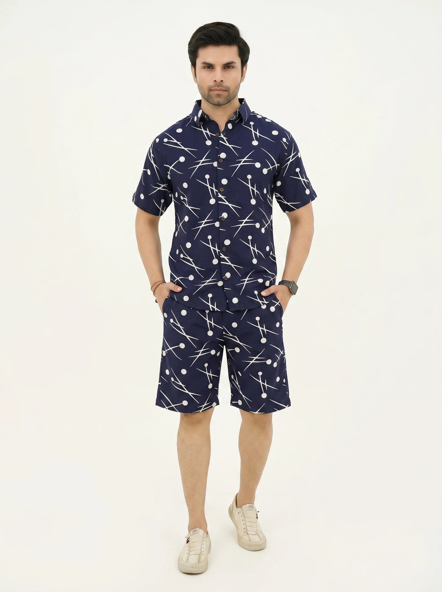Islander Horizon Dots Shirt (A014)