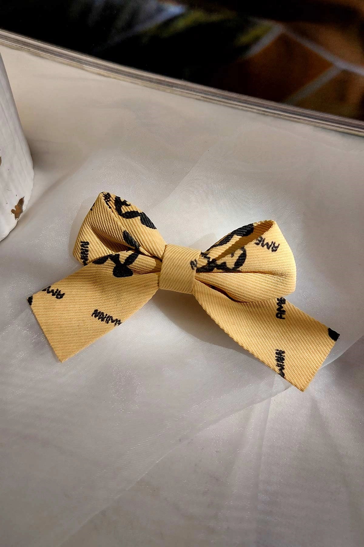 Satin Fabric Bow Hair Clip HC-010