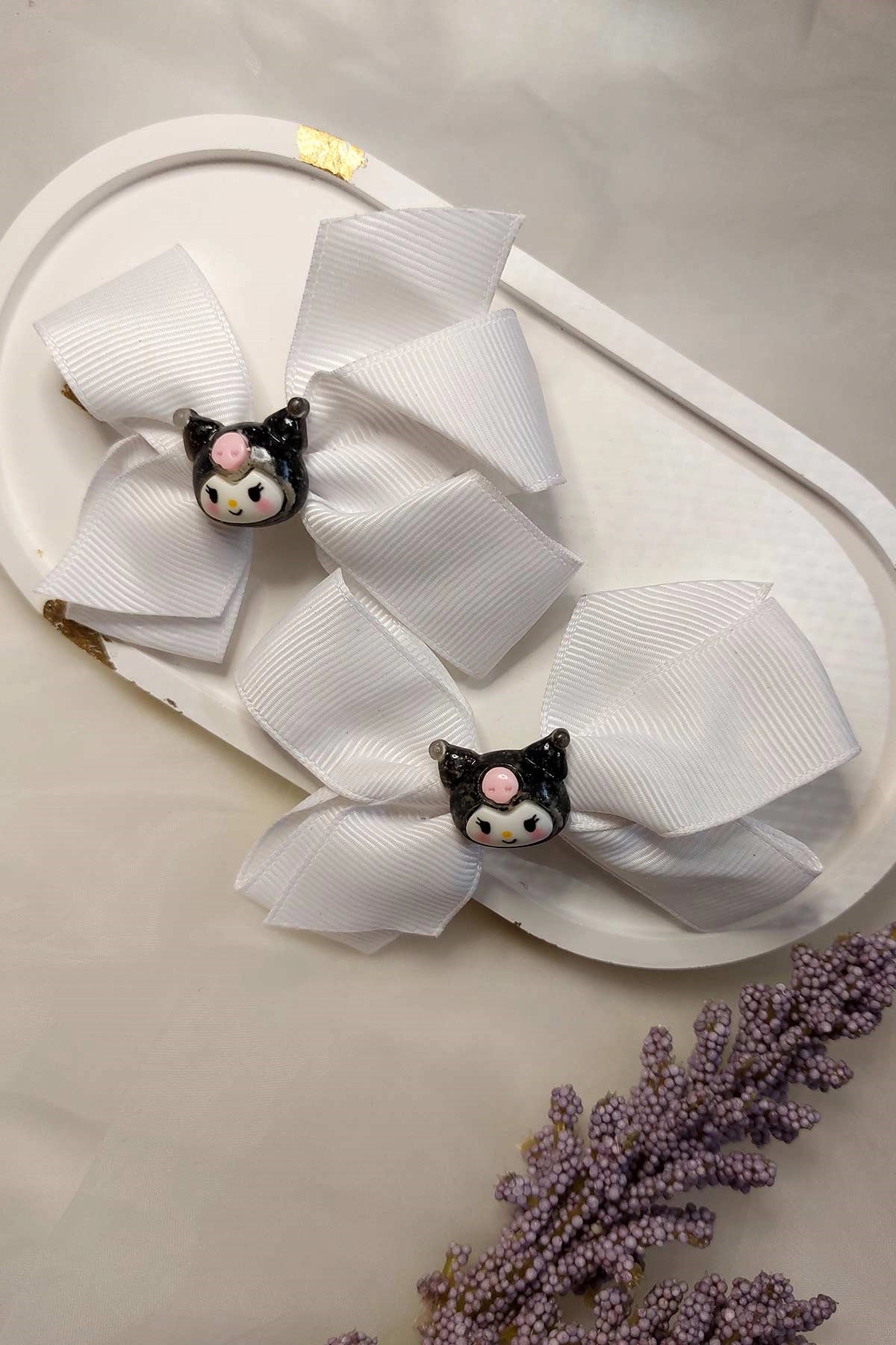Satin Fabric Bow Hair Clip HC-006