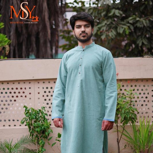 Kurta Khaddar Green