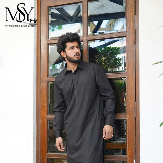 Shalwar Kameez - Rich Black