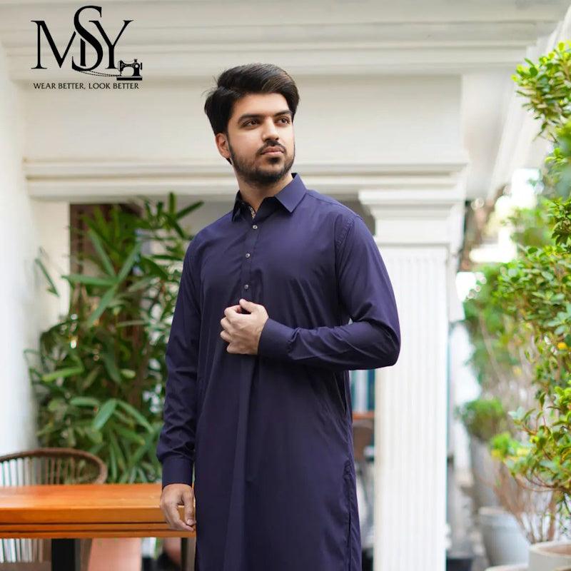 Shalwar Kameez - Royal Blue - Open Market Pakistan