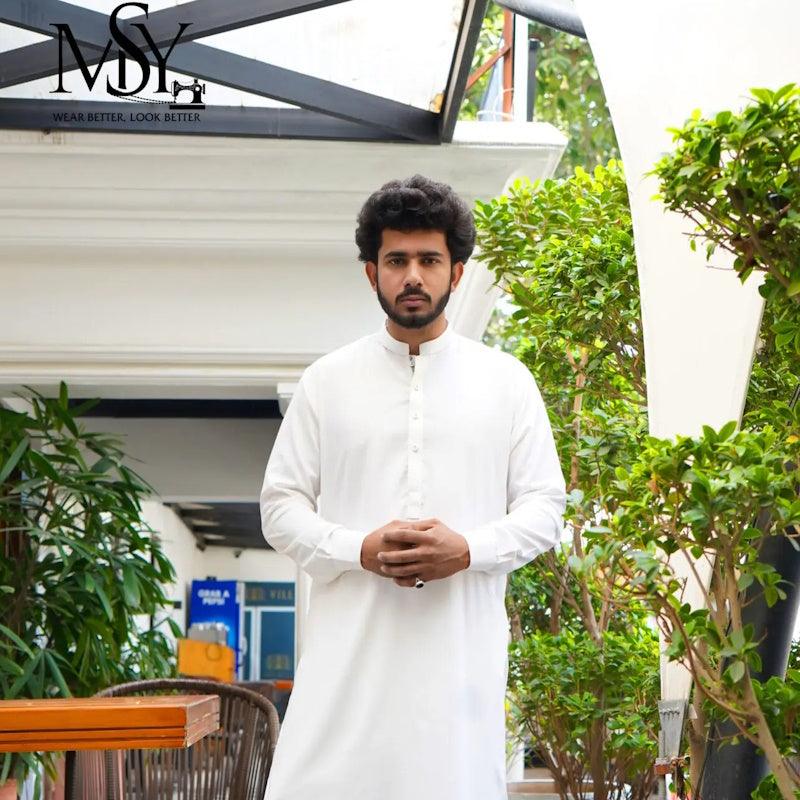 Shalwar Kurta - Off White - Open Market Pakistan