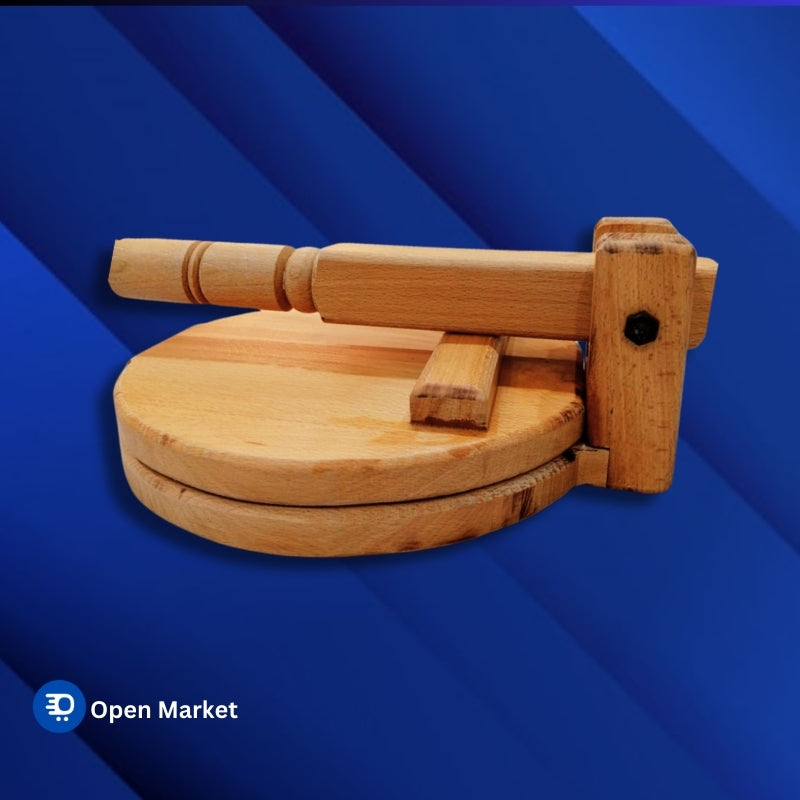 Wooden Roti Maker - Handcrafted Chapati Maker with Solid Wood. - Open Market Pakistan