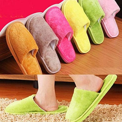 Multi Color Soft Cotton Slippers For Men And Women (random Color) - Open Market Pakistan