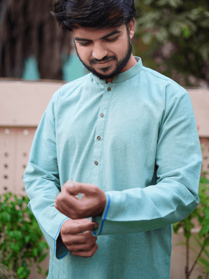 Kurta Khaddar Green - Open Market Pakistan