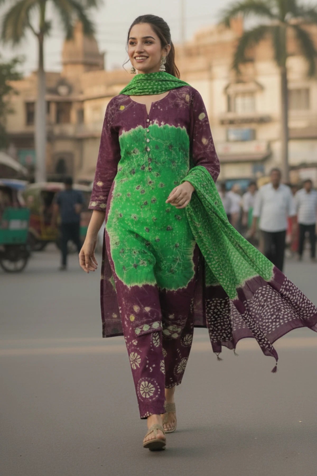 Multani Chunri 3 Piece Suits - Traditional & Elegant