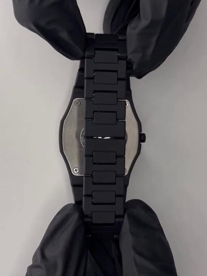 Full Black Aura Quartz Watch – Lightweight Design, , Premium Quality & Finish – Best Quality Analog Watch For Boys – Watch For Men | Full Black Color Watch