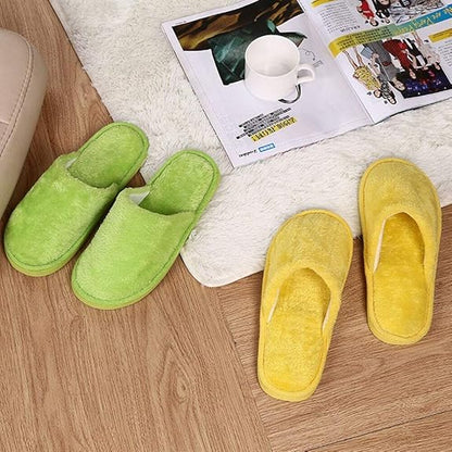 Multi Color Soft Cotton Slippers For Men And Women (random Color) - Open Market Pakistan