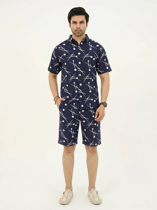 Islander Horizon Dots Shirt (A014)