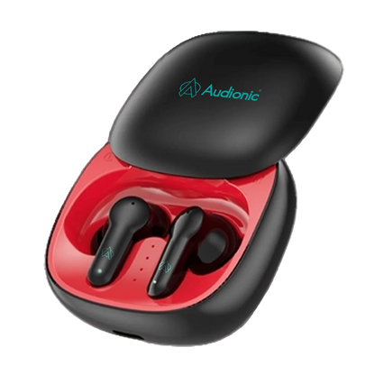 Audionic Airbud 550 (original) Quad MIC ENC Earbuds, Gaming Mode, IPx4 Water Proof TWS Wireless Earbuds With 26 Hour Playtime