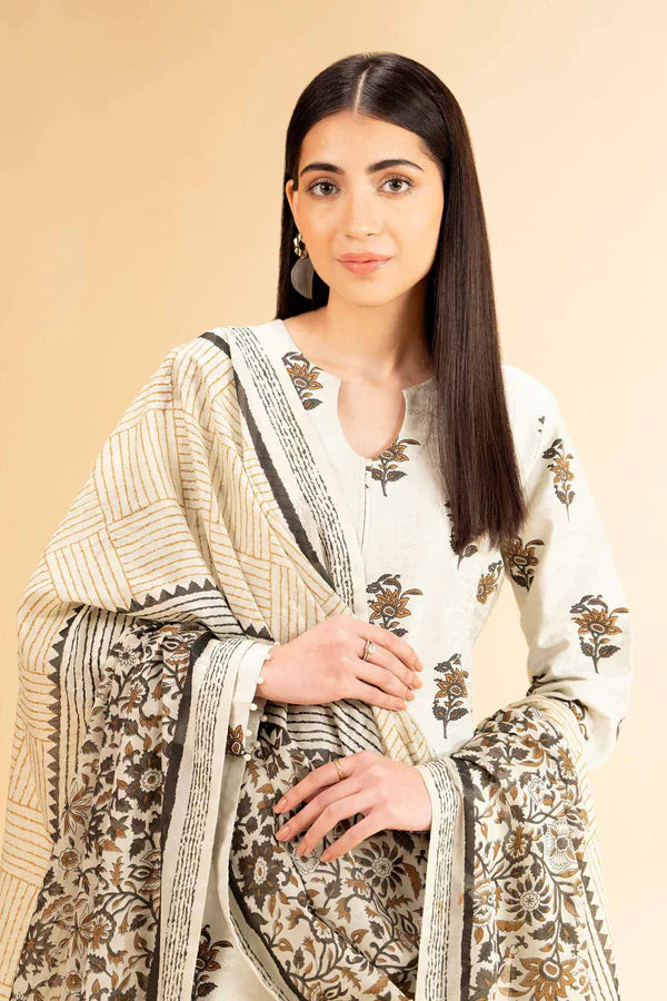 Nishat 3 piece printed Doriya Lawn