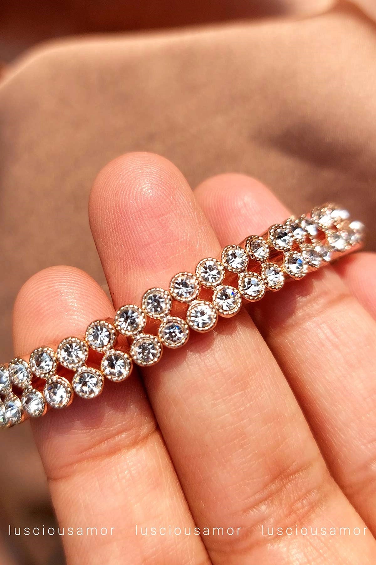 Metal braclet with zarcoon LA-002