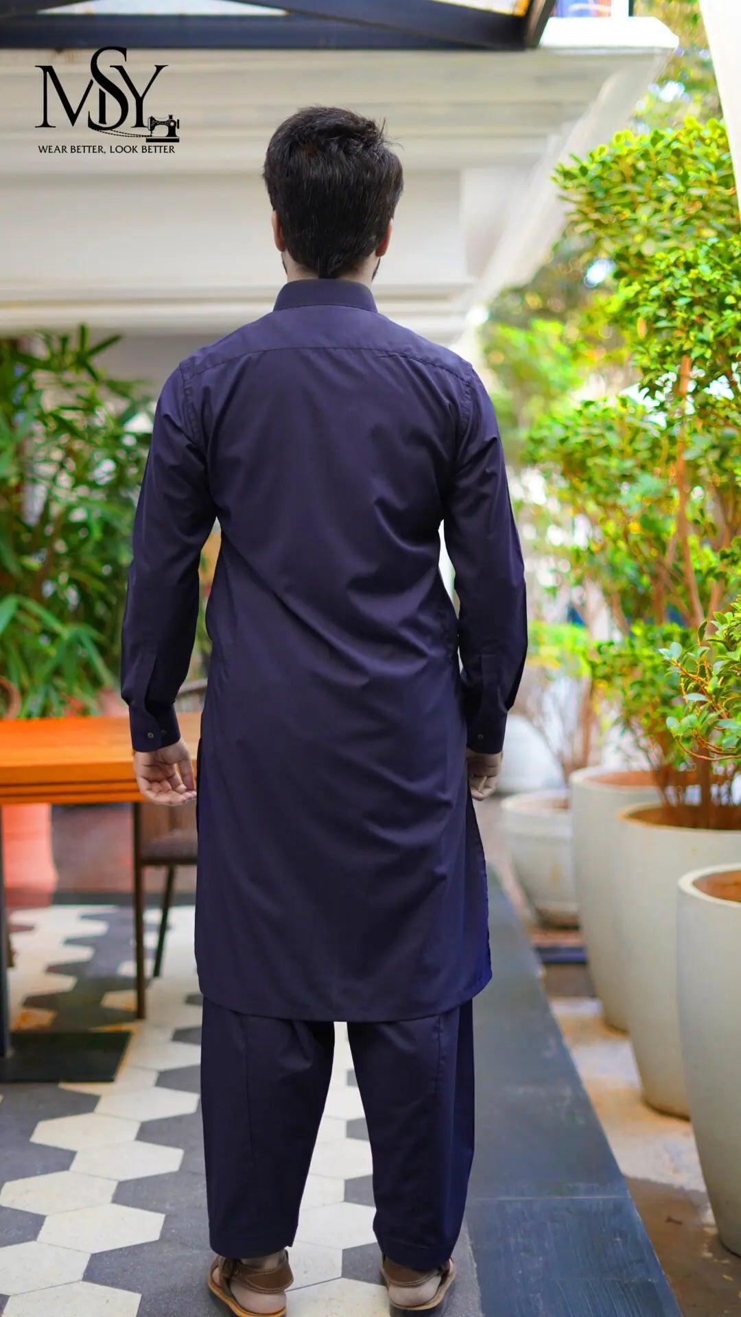 Shalwar Kameez - Royal Blue - Open Market Pakistan