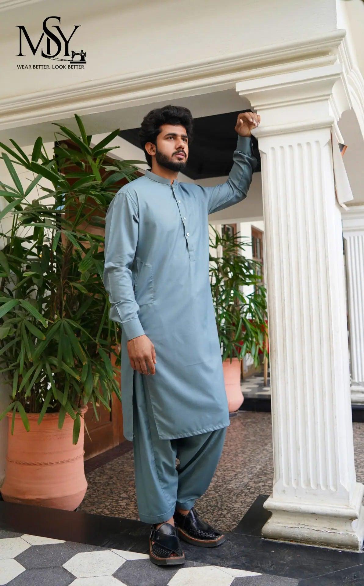 Shalwar Kurta - Green - Open Market Pakistan