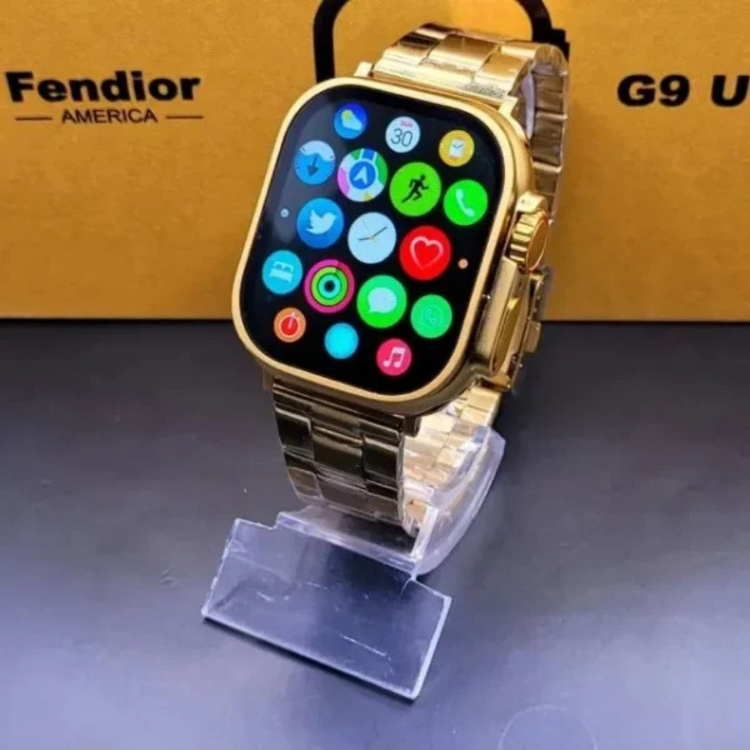 G9 Ultra Pro Smart Watch Golden Edition - Open Market Pakistan