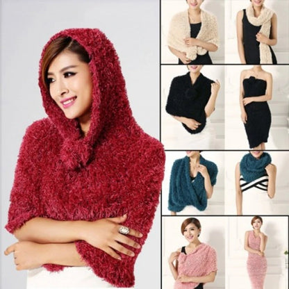 Women’s Velvet Stretchable Magic Scarf 26 Different Styles( Random Color ) - Open Market Pakistan