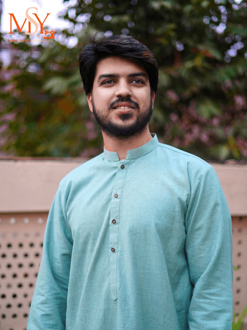 Kurta Khaddar Green - Open Market Pakistan