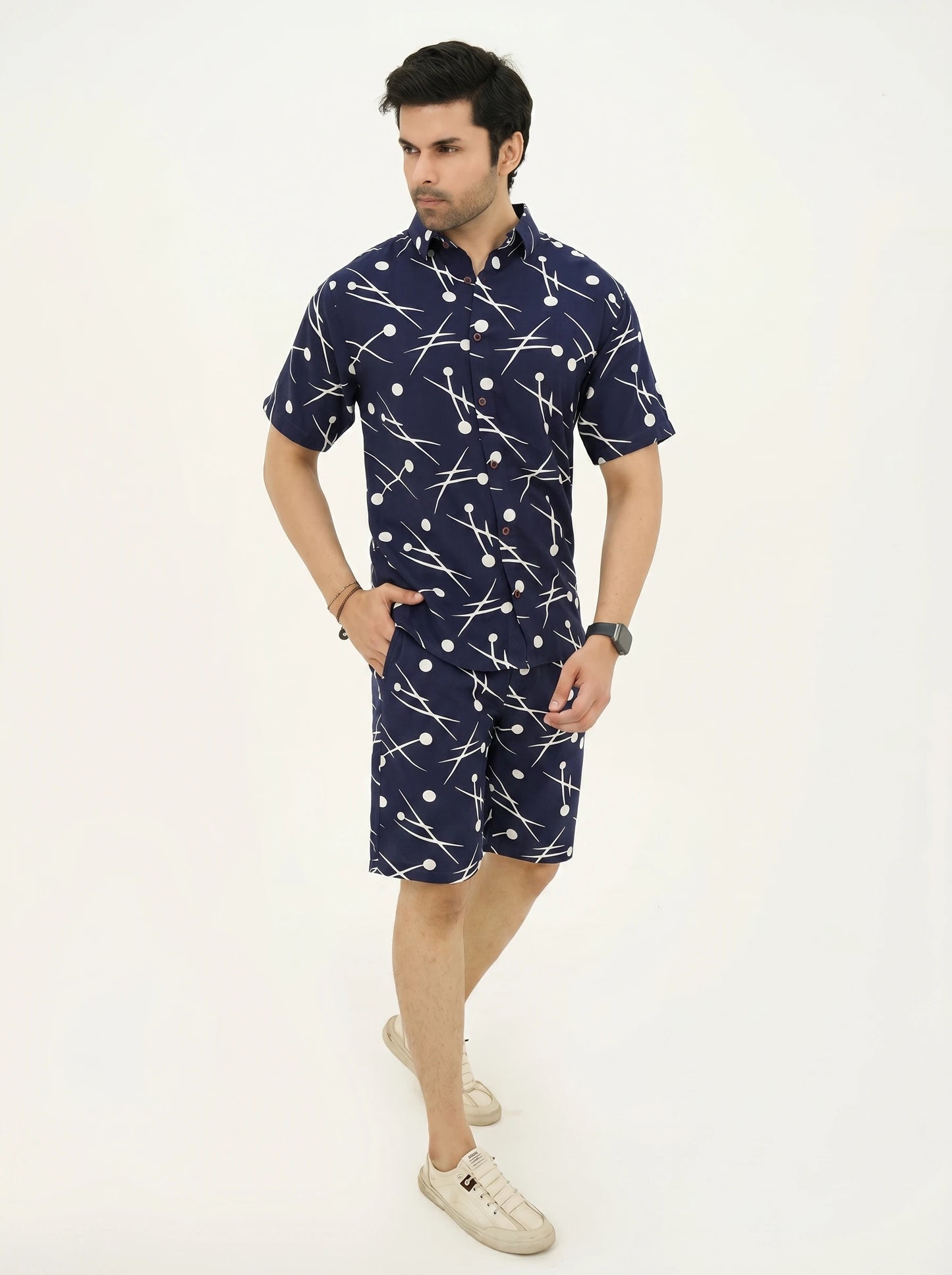 Islander Horizon Dots Shirt (A014)