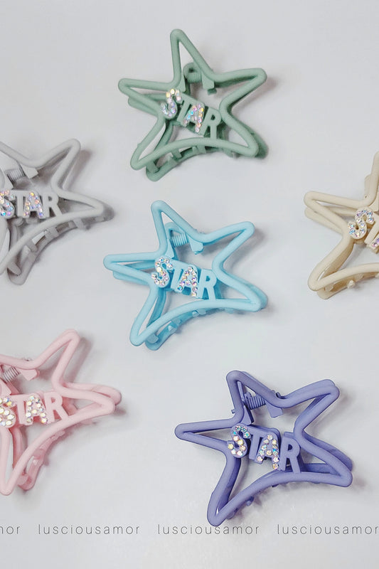 Matte star shapr zarcoon claw clip LA001-E