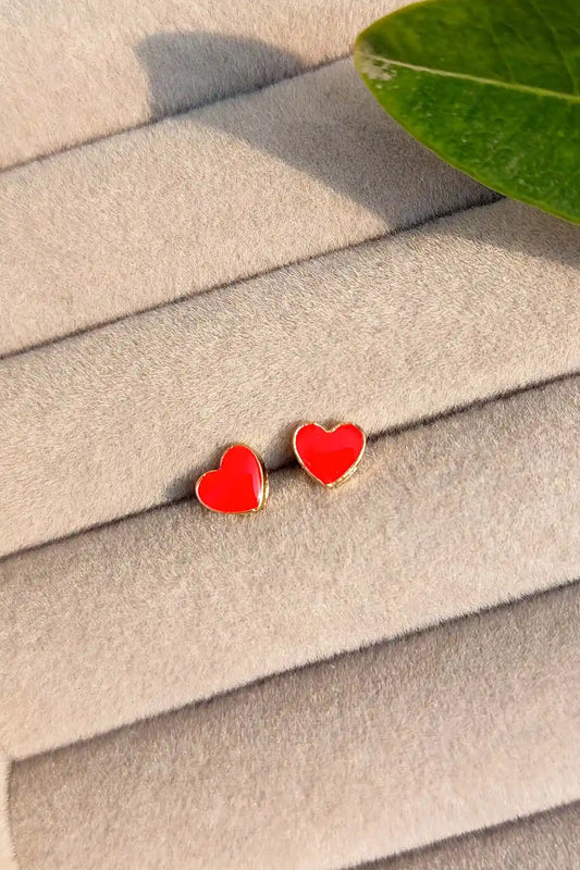 Red-heart-stainless-steel-studs-ST-018