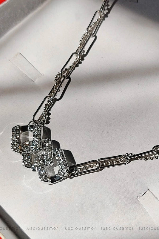 Stainless steel chain zarcoon necklace LA001-2