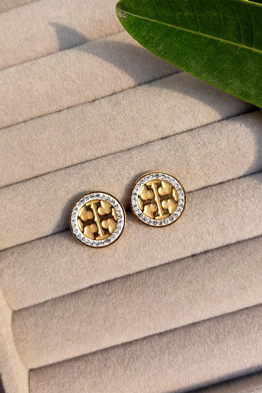 Stainless Steel Earrings ER-Golden-009