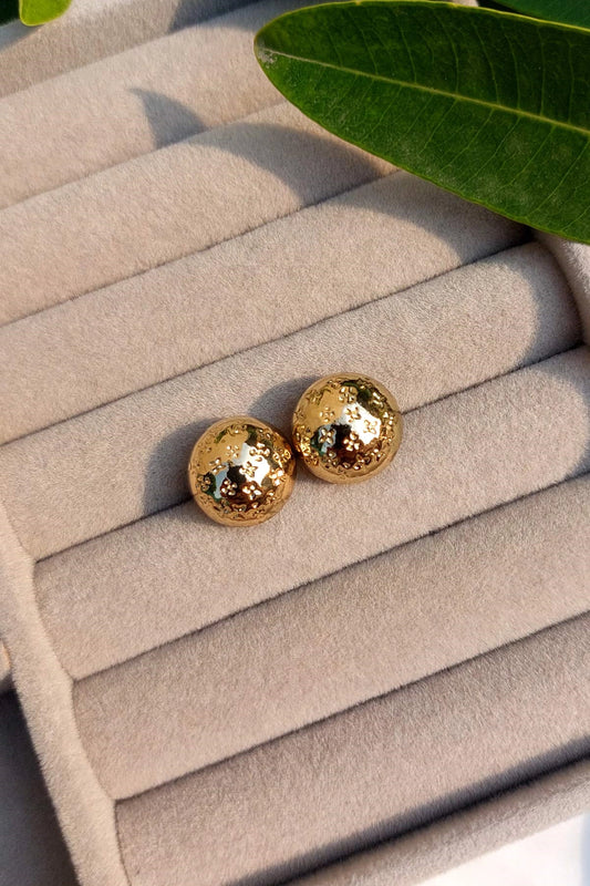 Stainless Steel Earrings ER-Golden-007