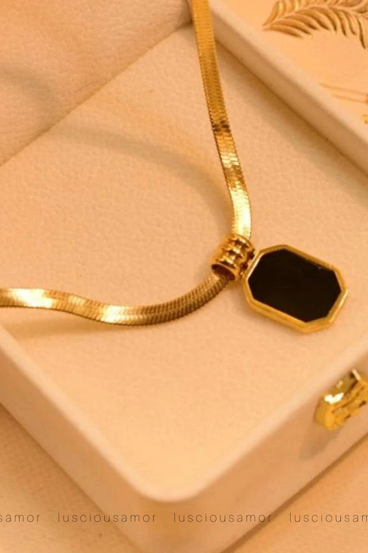 Stainless steel necklace-LA-001-9