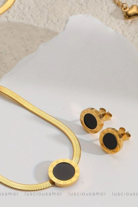 Stainless steel round set LA001-12