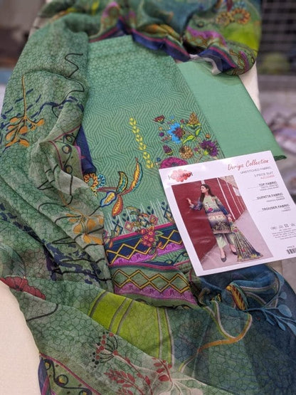 Khaadi Doriya Collection 3 Pcs Lawn | Unstitched Fabric Casual Wear