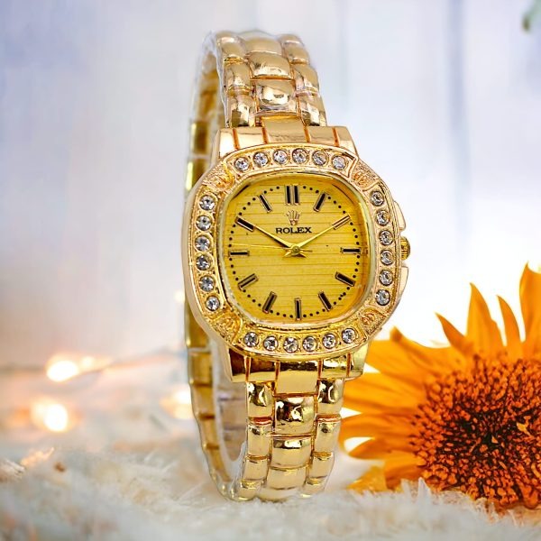 Rolex Elegant Design Women’s Quartz Wrist Watch Without Box - Open Market Pakistan