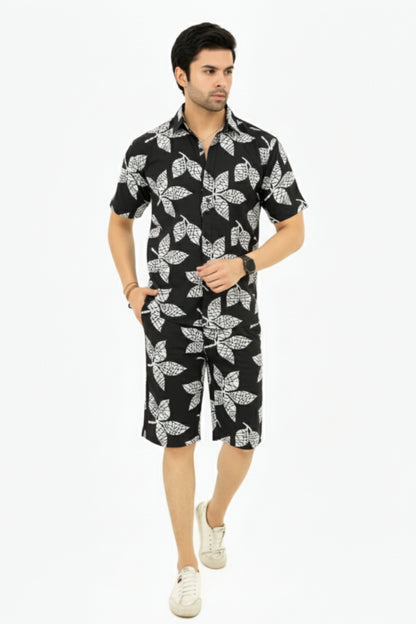 A021 – Black Floral Premium Set
