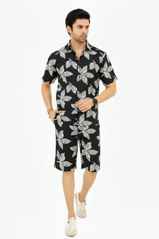 A021 – Black Floral Premium Set