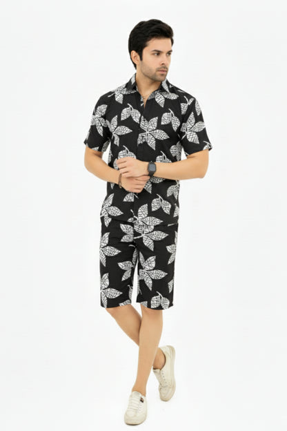 A021 – Black Floral Premium Set