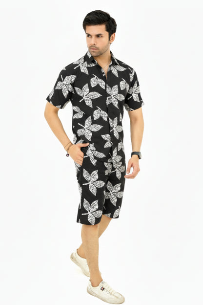 A021 – Black Floral Premium Set