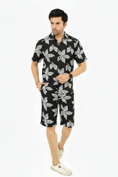 A021 – Black Floral Premium Set