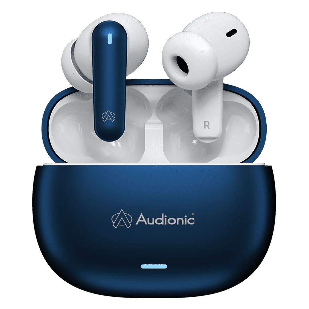 Audionic Airbud 425 (original) Quad Mic, ENC Wireless Earbuds, Gaming mode Low Latency TWS Earbud With 40 Hours Playrime