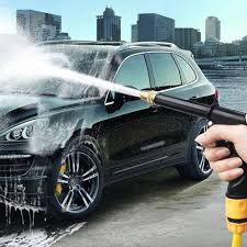 Multifunctional Water Spray gun Nozzle Adjustable Metal High Pressure Car Washing - Open Market Pakistan