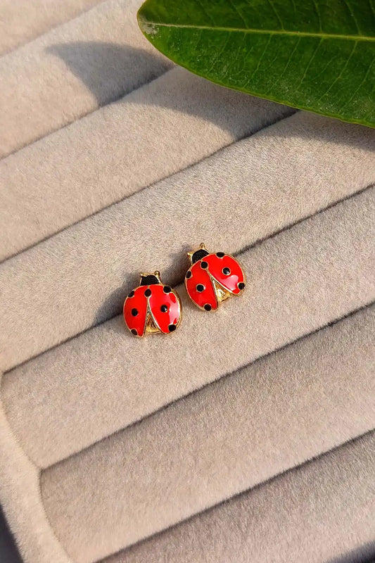 Ladybug Shape Stainless Steel Studs ST-014