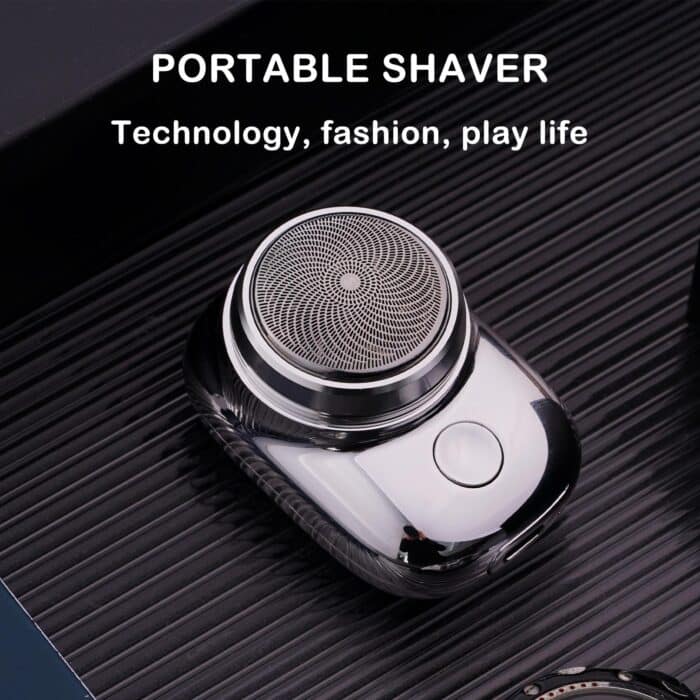 Mini Shave Portable Shaver Wet and Dry Men Is USB Rechargeable Shaver - Open Market Pakistan