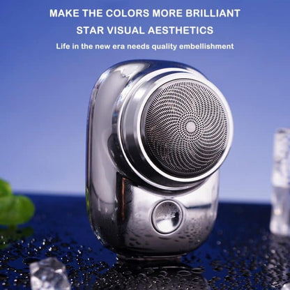 Mini Shave Portable Shaver Wet and Dry Men Is USB Rechargeable Shaver - Open Market Pakistan