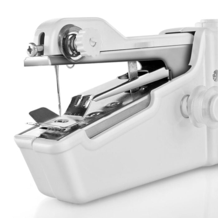 Handheld Sewing Machine Mini Stitch Sew Needlework Cordless Clothes Fabrics Electric Sewing Machine - Open Market Pakistan