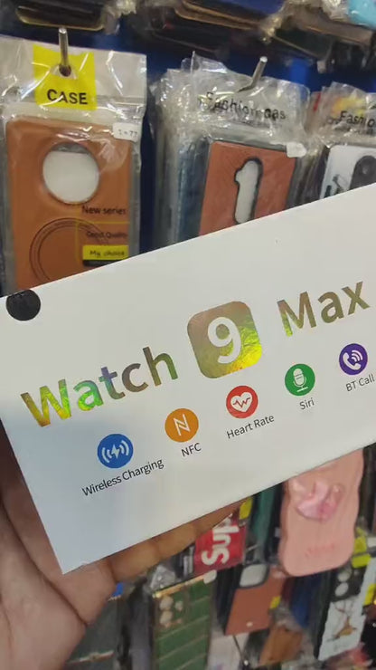 Watch 9 Max Smart Watch | Bluetooth Smart Watch For Man & Women (Random Color)