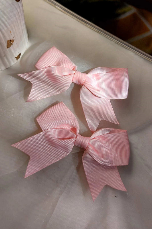 Satin Fabric Bow Hair Clip HC-011
