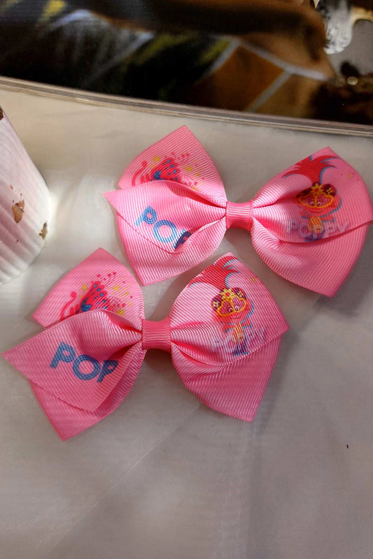 Satin Fabric Bow Hair Clip HC-012
